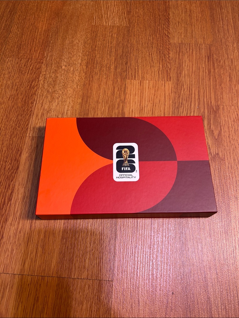 2026 FIFA WORLD CUP Official Hospitality Collectible Box - Red & Orange